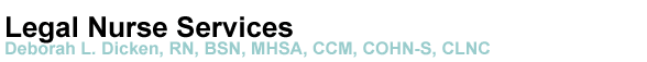 Certified Legal Nurse Consultant | Consulting